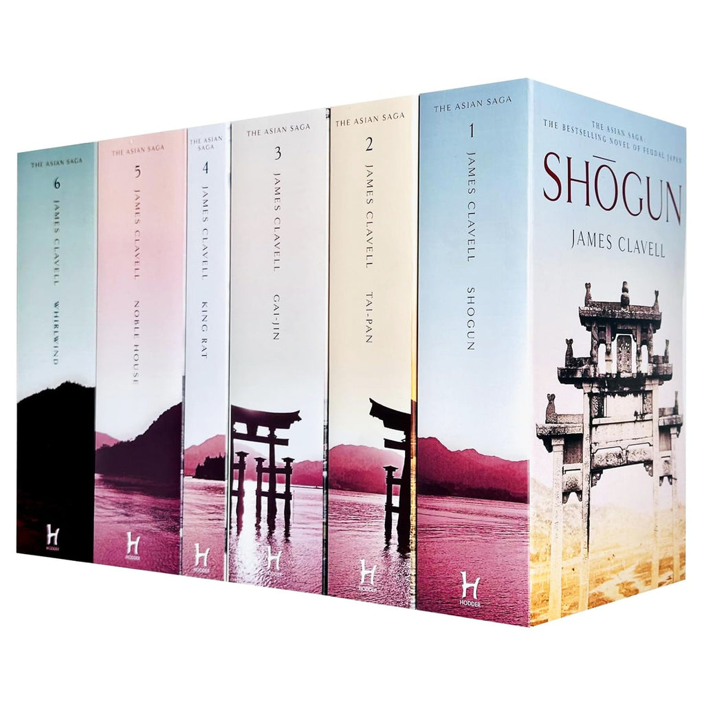 Damaged - Shogun by James Clavell: The Asian Saga 6 Books Collection Set - Fiction - E-B00k - T 33