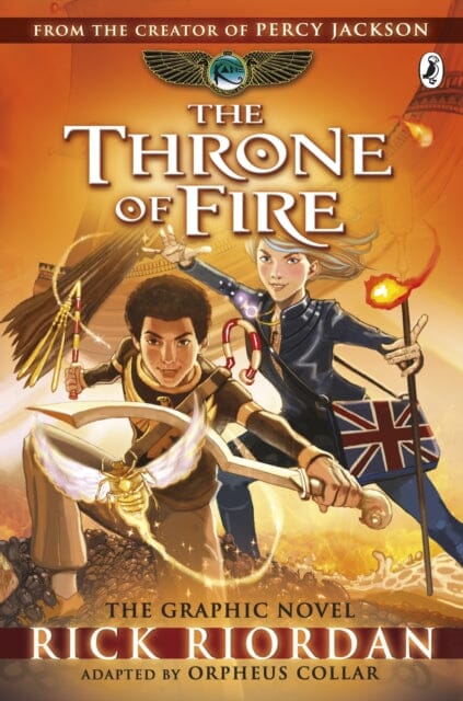 The Throne of Fire: The Graphic Novel (The Kane Chronicles Book 2) by Rick Riordan