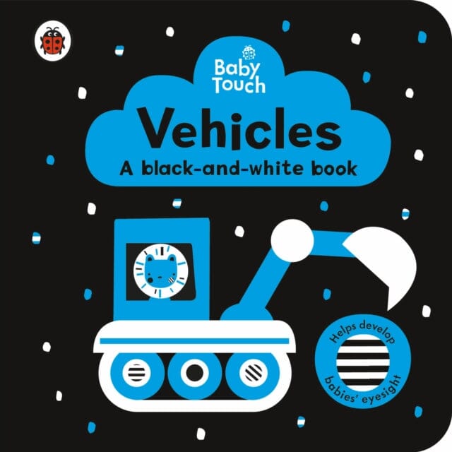 Baby Touch: Vehicles a black-and-white book by Ladybird