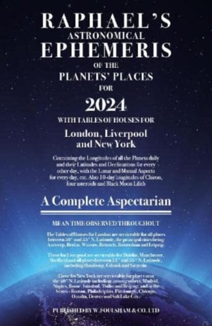 Raphael's Ephemeris 2024 by Edwin Raphael