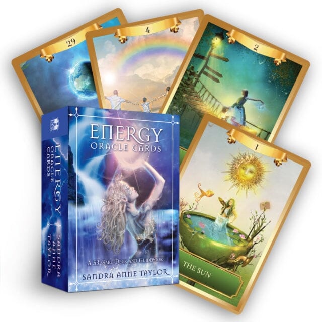 Energy Oracle Cards: A 53-Card Deck and Guidebook by Sandra Anne Taylor