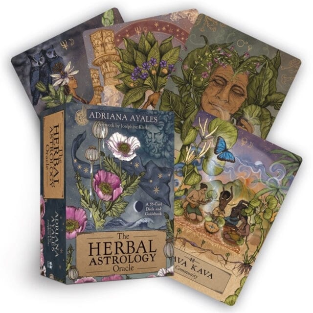The Herbal Astrology Oracle : A 55-Card Deck and Guidebook by Adriana Ayales