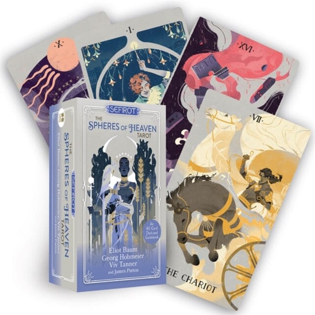 Sefirot - The Spheres of Heaven Tarot : An 80-Card Deck & Guidebook Inspired by Marseille Tarot, Kabbalistic Teachings, and Esoteric Wisdom by Georg Hobmeier