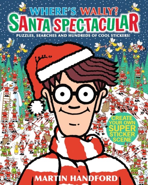 Where's Wally? Santa Spectacular Sticker Activity Book by Martin Handford