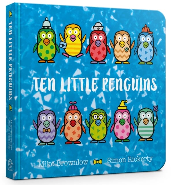 Ten Little Penguins Board Book by Mike Brownlow