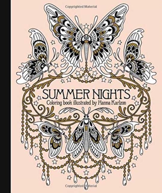 Summer Nights Coloring Book by Hanna Karlzon