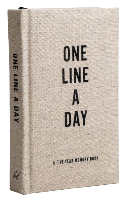 Canvas One Line a Day: A Five-Year Memory Journal by Chronicle Books