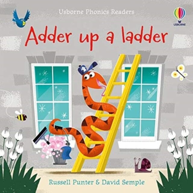 Adder up a ladder by Russell Punter