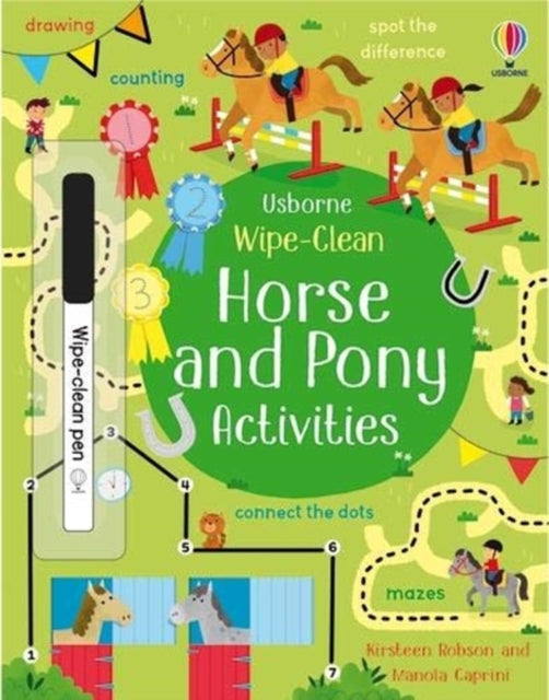 Wipe-Clean Horse and Pony Activities by Kirsteen Robson