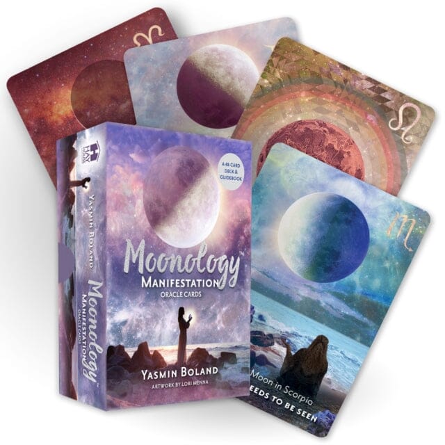 Moonology (TM) Manifestation Oracle: A 48-Card Deck and Guidebook by Yasmin Boland