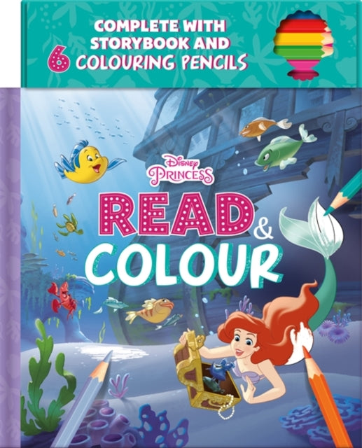 Disney Princess Ariel: Read & Colour by Igloo Books