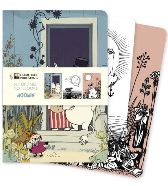 Moomin Set of 3 Midi Notebooks by  Flame Tree Studio