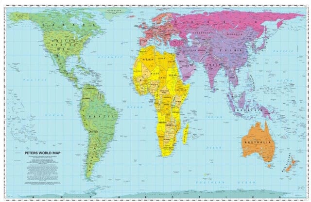 Peters World Map: Folded by WorldView