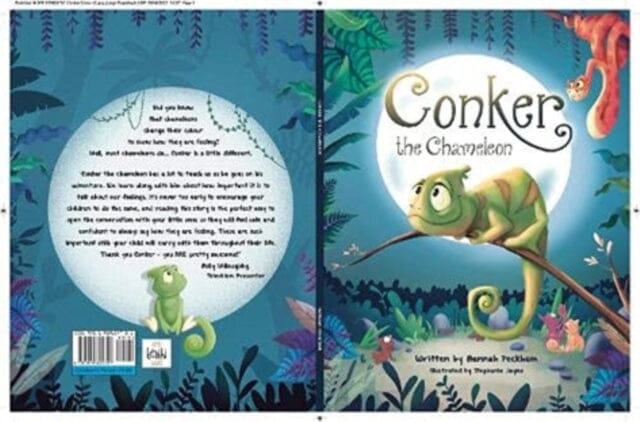 Conker the chameleon by Hannah Peckham