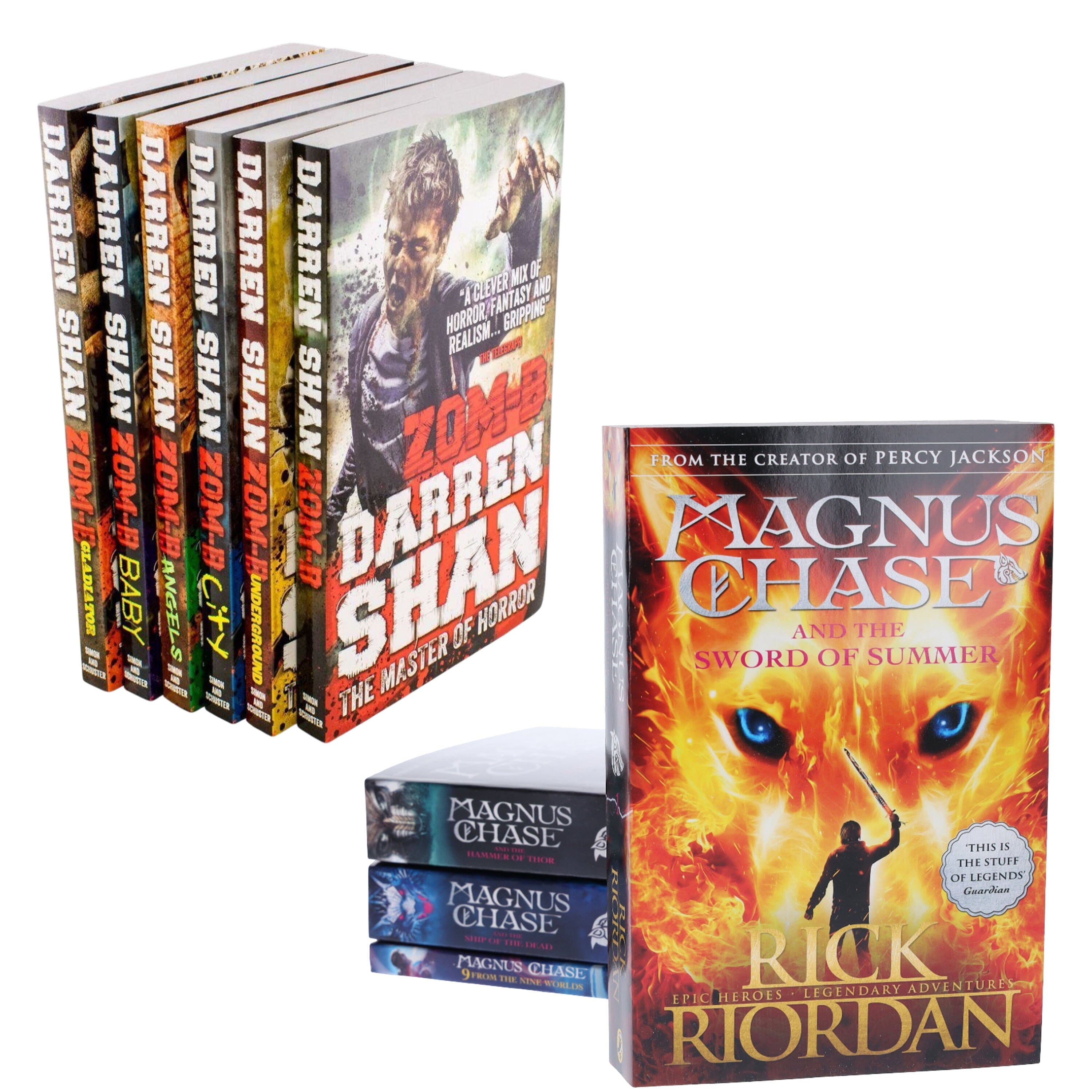 Magnus Chase & Zom-B Series: 10 Books Collection Set - Ages 9-14 - E-B00k