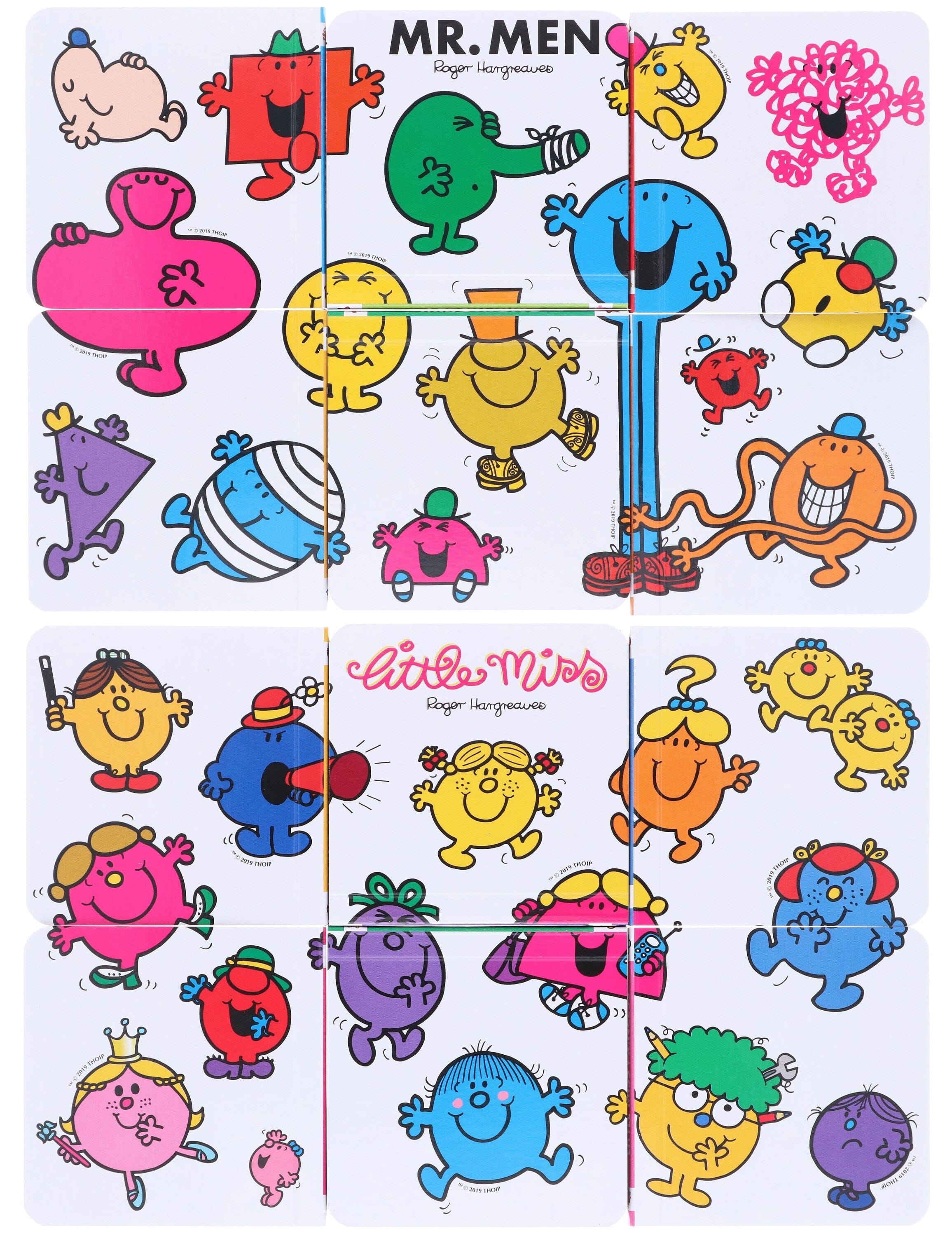 Mr. Men & Little Miss: Pocket Library by Roger Hargreaves 12 Mini Books Collection E-Books Set - Ages 1-5 - Board Book