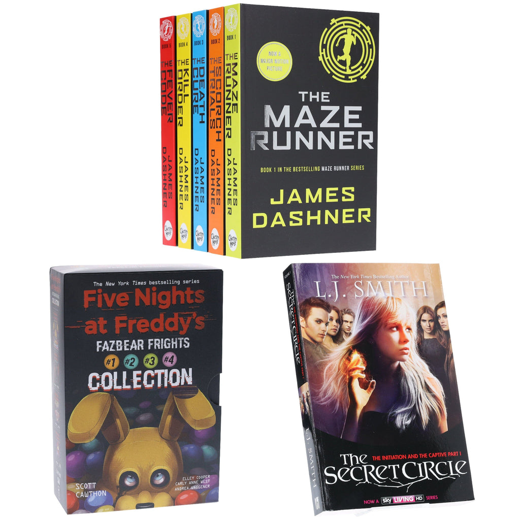 The Maze Runner, Five Nights at Freddys Fazbear Frights & The Secret Circle (Part 1) Collection: 10 Books Set - Ages 11+ - E-B00k
