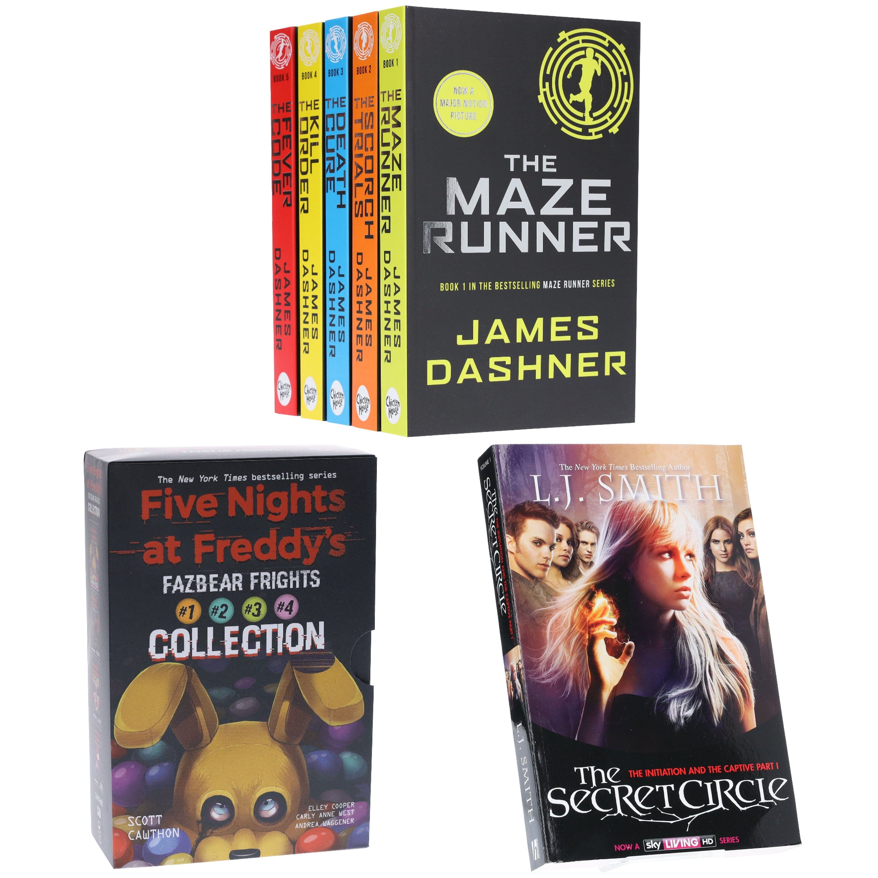 The Maze Runner, Five Nights at Freddys Fazbear Frights & The Secret Circle (Part 1) Collection: 10 Books Set - Ages 11+ - E-B00k