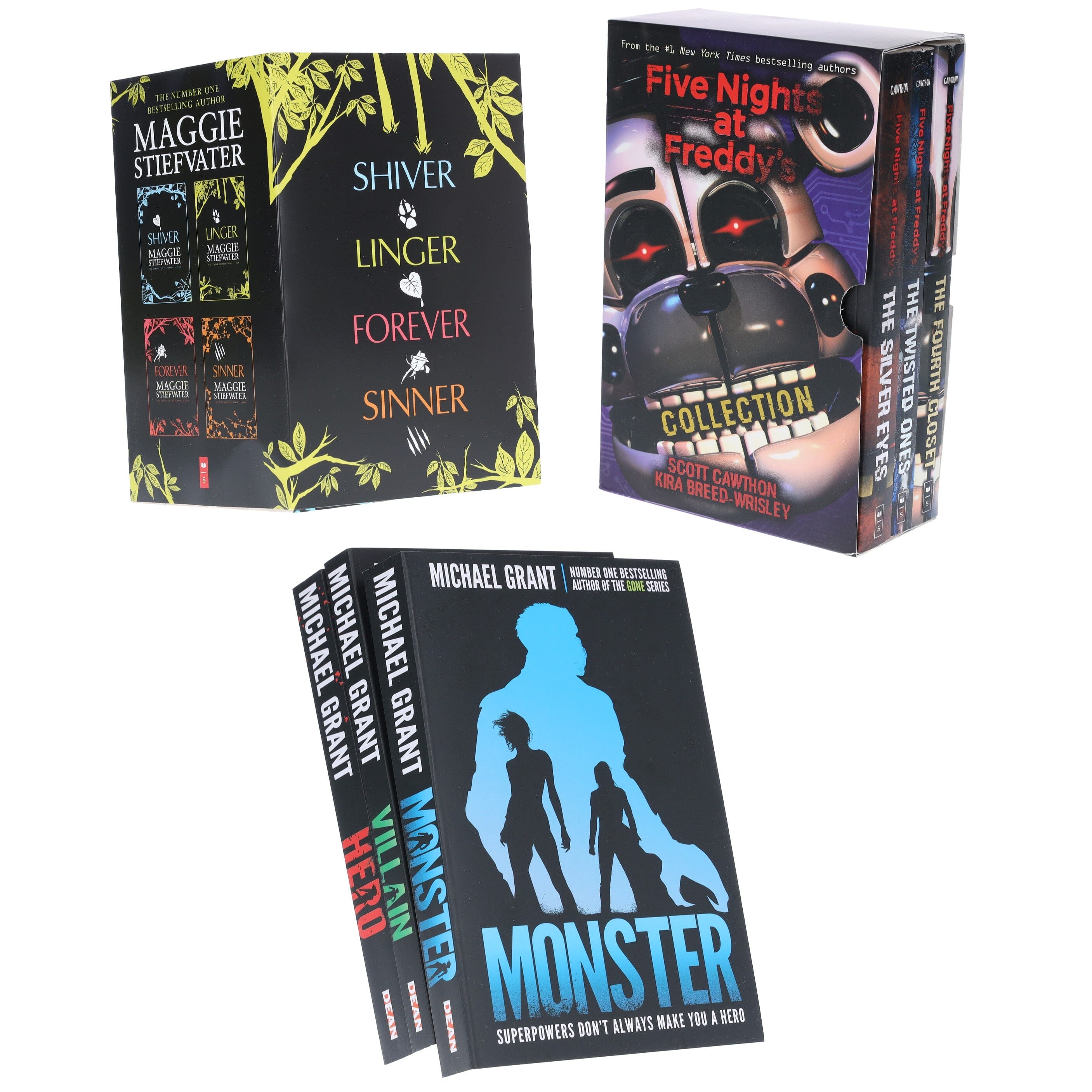 Five Nights At Freddy's, Monster & Wolves of Mercy Falls: 10 Books Collection Set - Ages 12-17 - E-B00k
