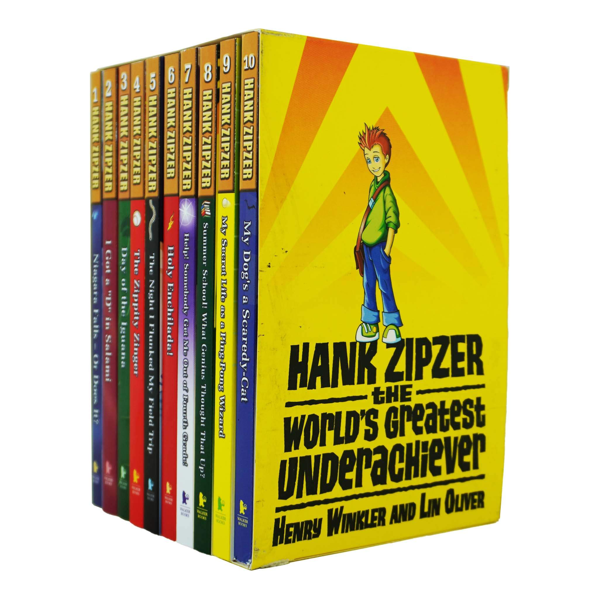 Damaged - Hank Zipzer 10 Books Set Collection by Henry Winkler and Lin Oliver - Ages 7-9 - E-B00k - T 33