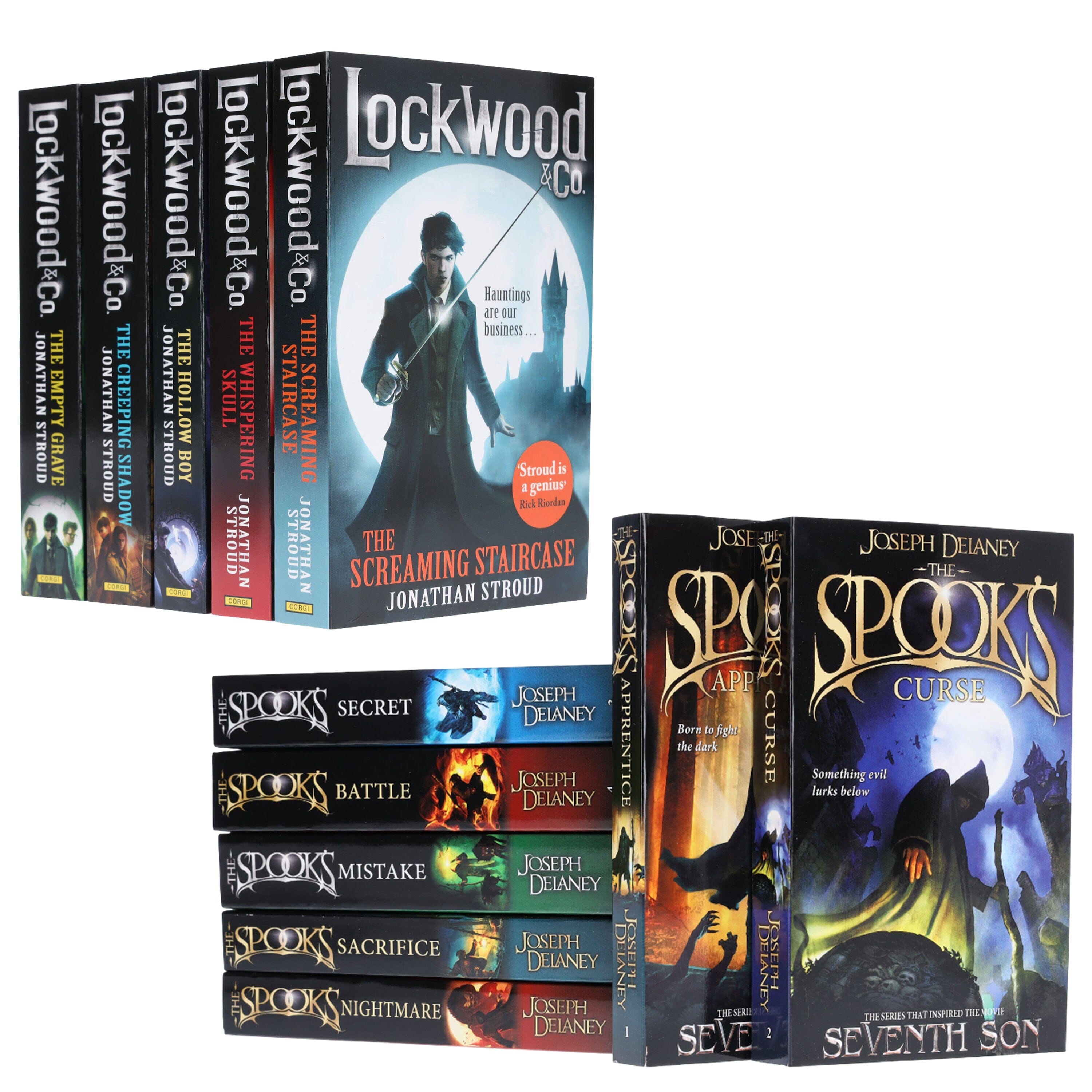 Spooks Wardstone Chronicles & Lockwood & Co: 12 Books Collection Set - Age 9-11 - E-B00k