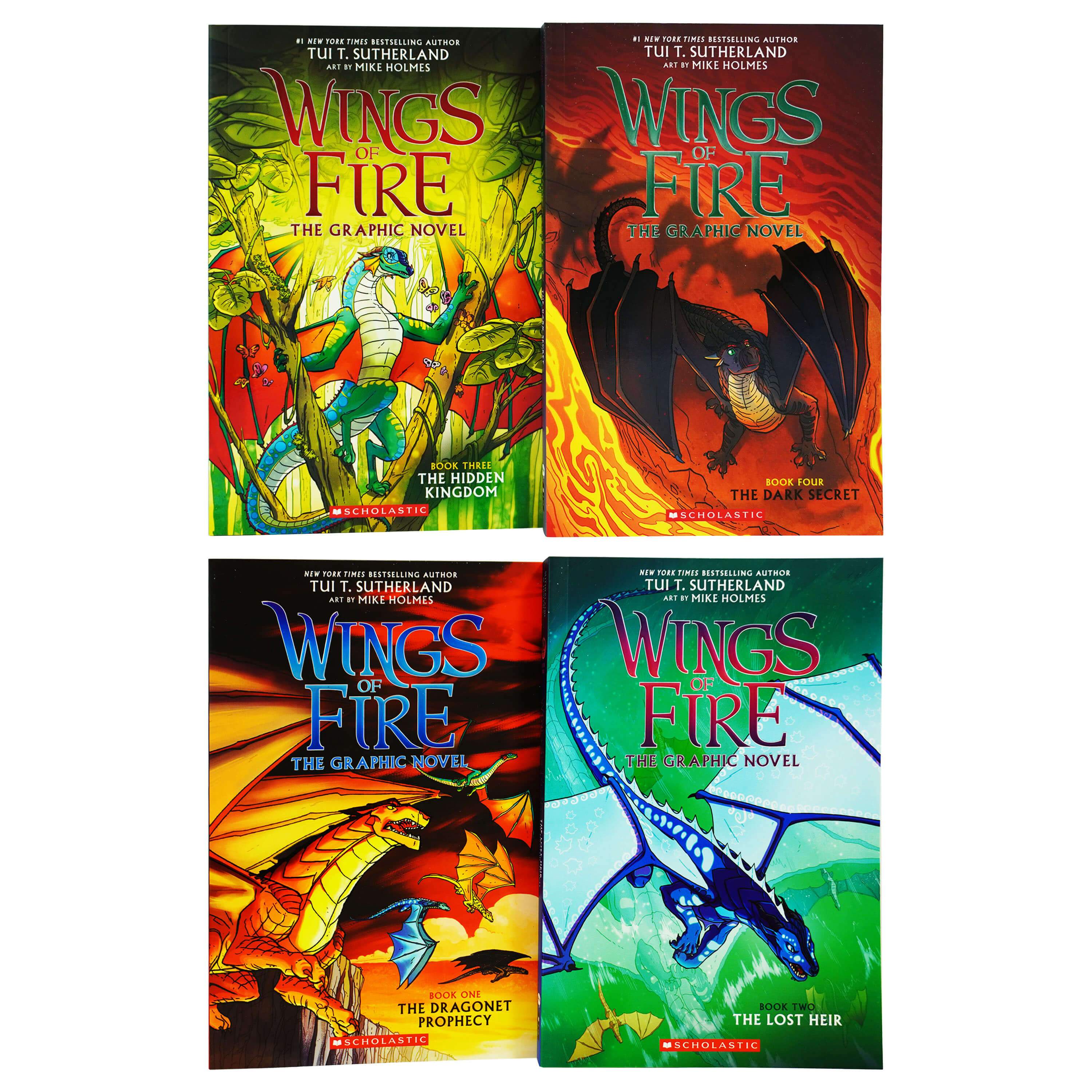 Damaged - Wings of Fire The Graphic Novels 4 Books Collection Set By Tui T. Sutherland - Ages 8-12 - E-B00k - T 37
