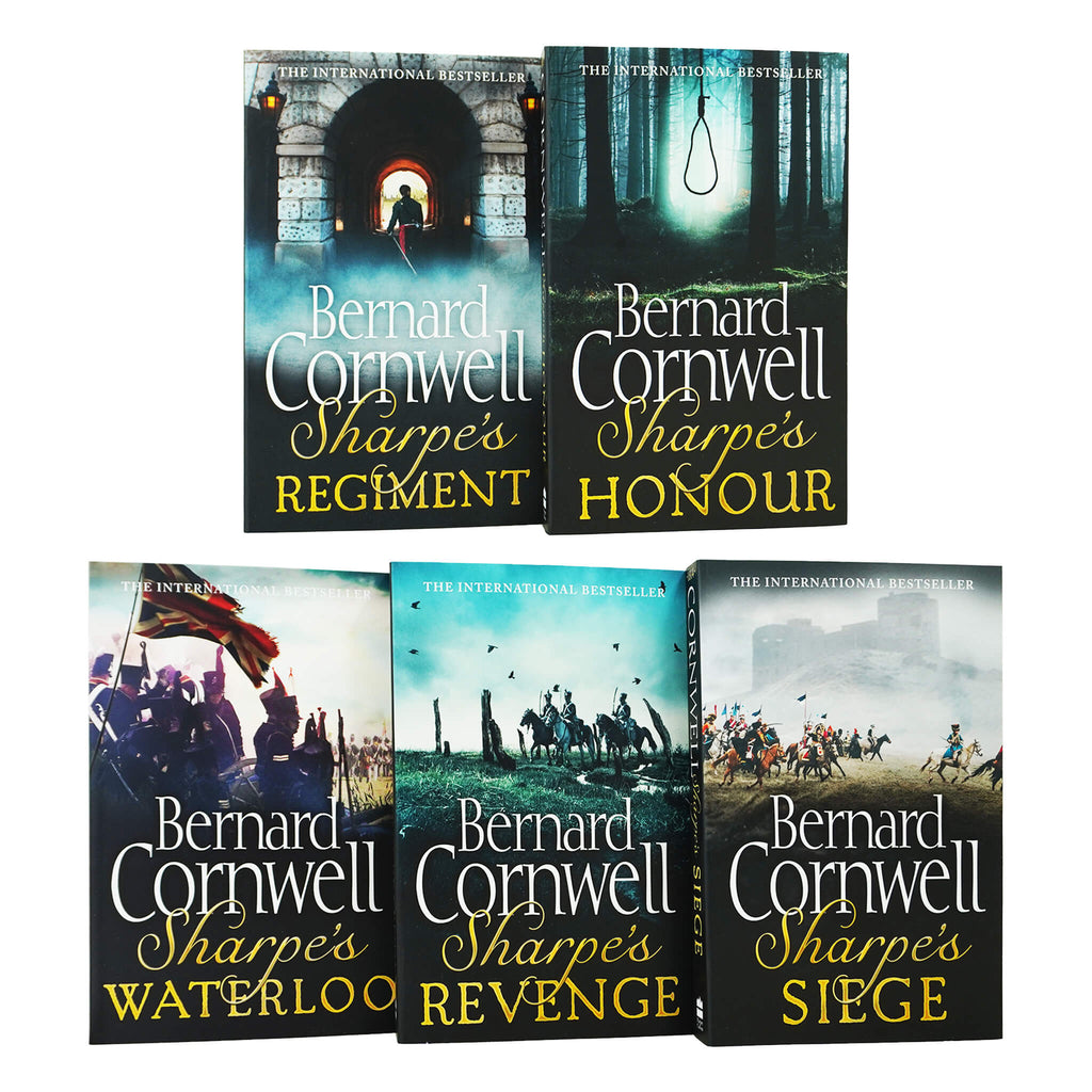 Damaged - Sharpe by Bernard Cornwell (Books 17-18, 20-22) Collection 5 Books Set - Fiction - E-B00k - T 33