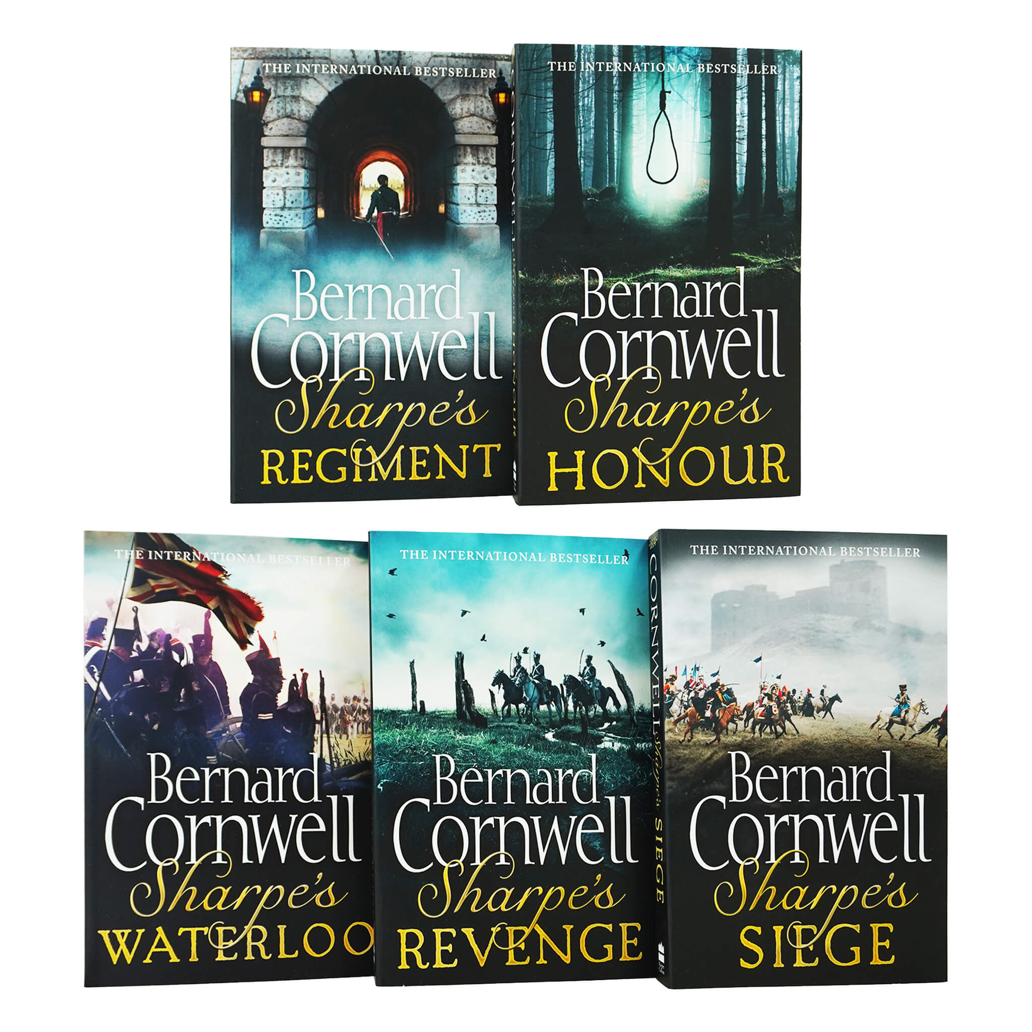 Damaged - Sharpe by Bernard Cornwell (Books 17-18, 20-22) Collection 5 Books Set - Fiction - E-B00k - T 33