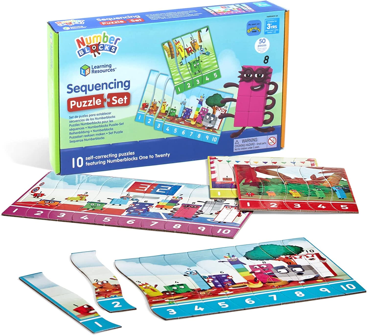Damaged - Numberblocks Sequencing Puzzle by Learning Resources - Ages 3 Years+ - T 33