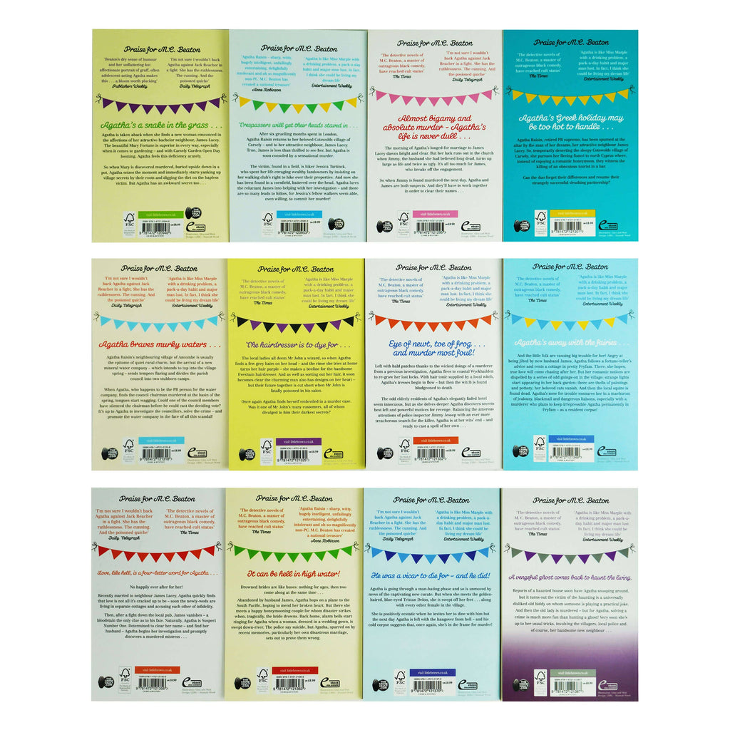 Damaged - Agatha Raisin Mysteries Series by M.C. Beaton 12 Books Collection Set - Fiction - E-B00k - T 41