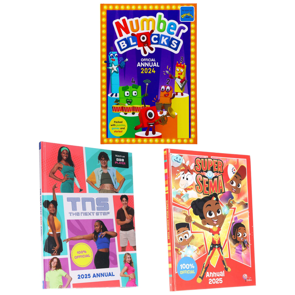 Super Sema Annual 2025, The Next Step Annual 2025 & Numberblocks Annual 2024: Collection 3 Books Set - Ages 4+ - E-B00k