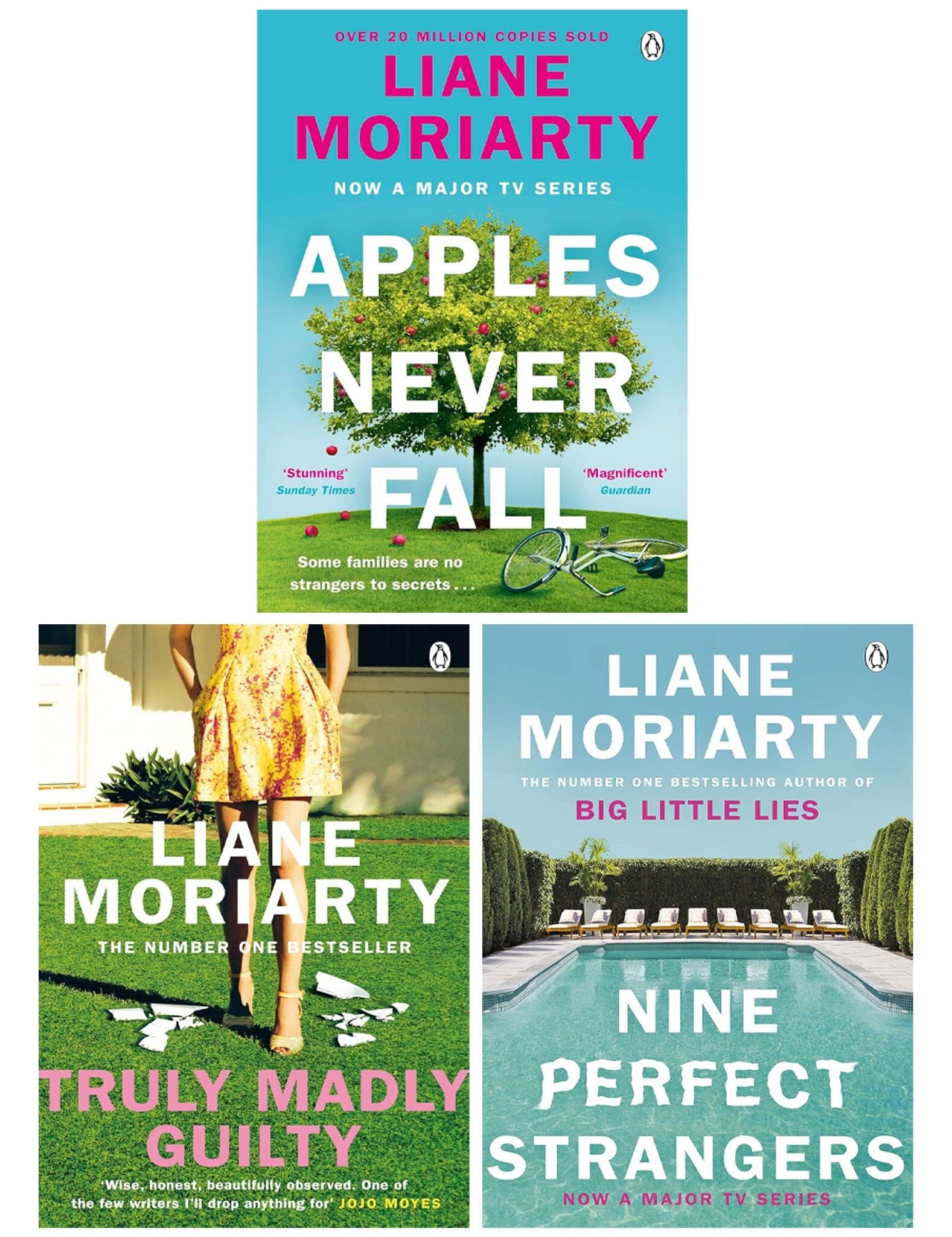 Damaged - Liane Moriarty Collection (Truly Madly Guilty, Nine Perfect Strangers & Apples Never Fall) 3 Books Set - Fiction - E-B00k - T 41