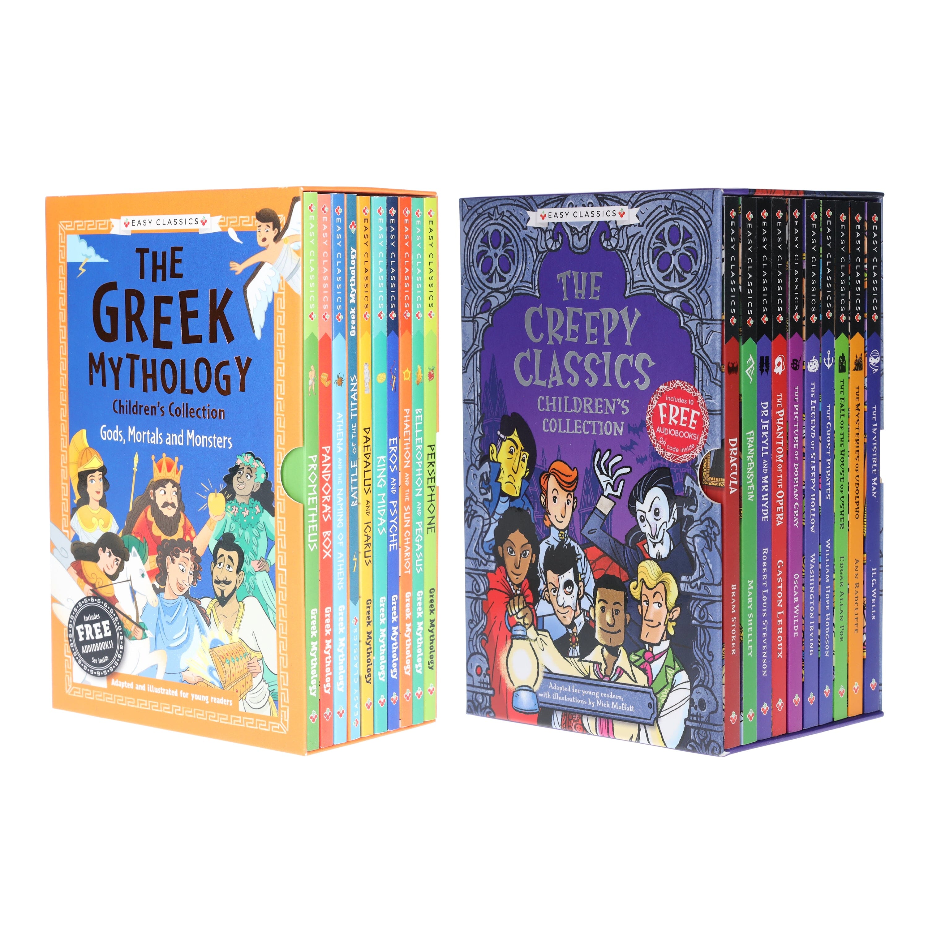 The Creepy Classics and Greek Mythology: 20 Books Collection Set - Ages 7-11 - E-B00k