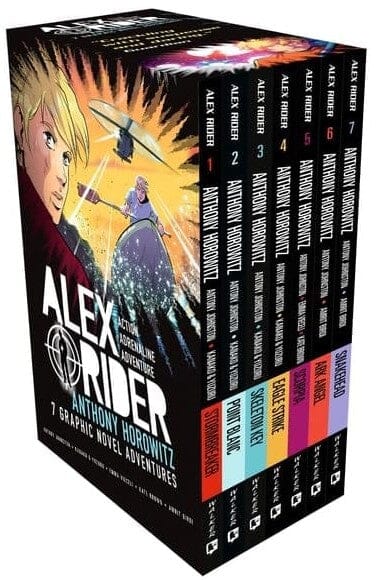 Alex Rider by Anthony Horowitz 7 Graphic Novel Adventures E-Books Set - Ages 8-16 - E-B00k