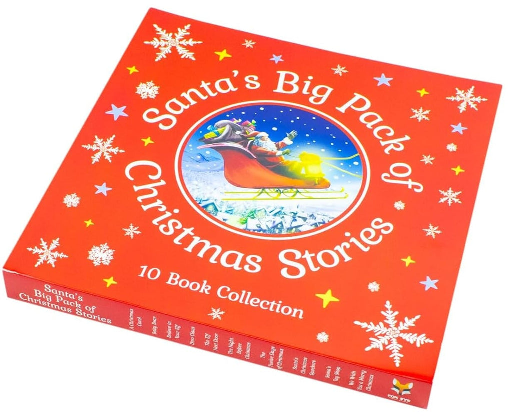 Santa's Big Pack of Christmas Stories 10 Book Collection Set by Joshua George & Others - Ages 3-5 - E-B00k