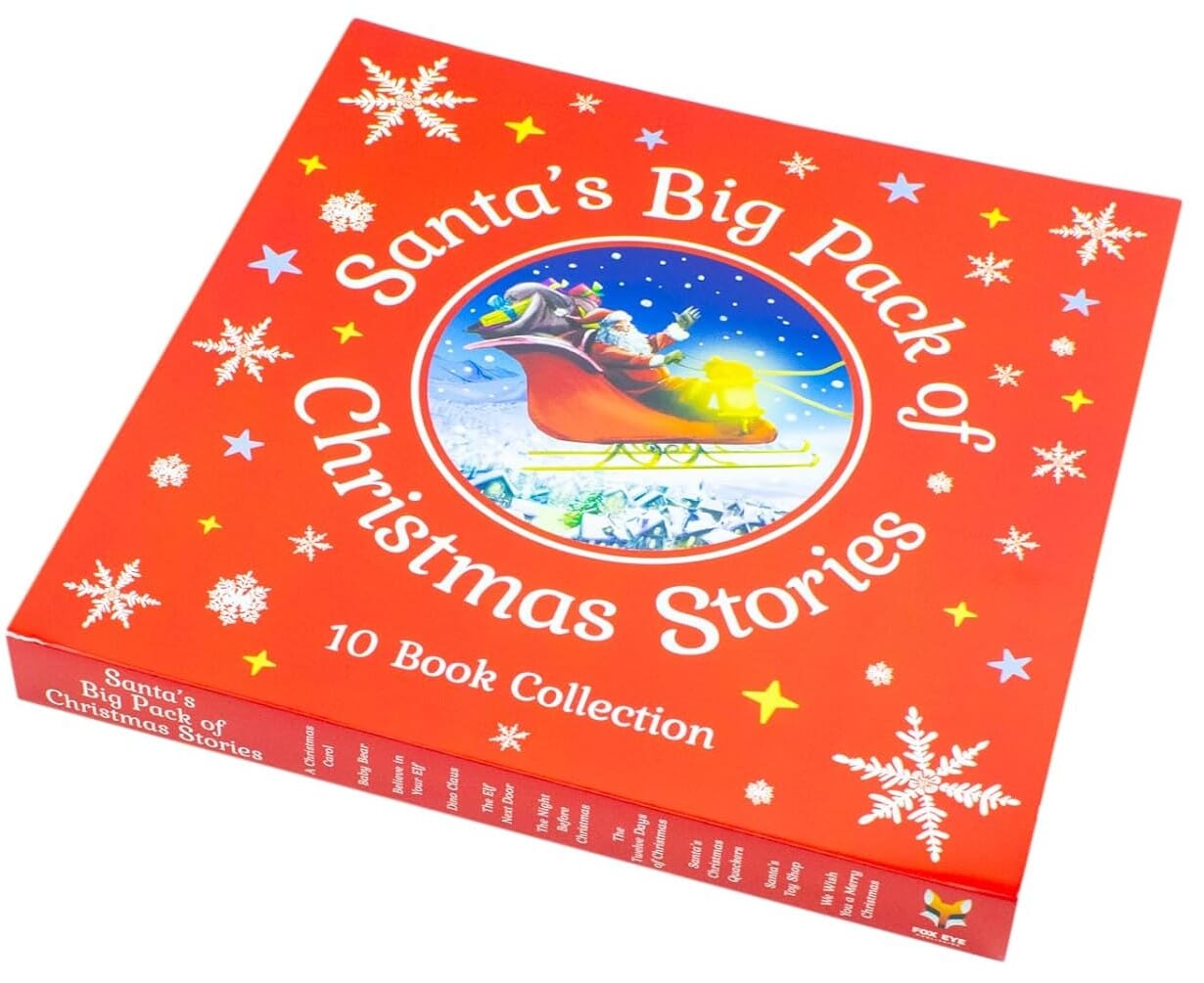 Santa's Big Pack of Christmas Stories 10 Book Collection Set by Joshua George & Others - Ages 3-5 - E-B00k