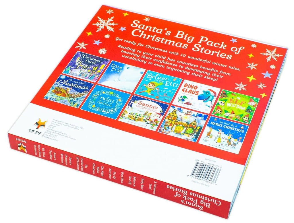 Santa's Big Pack of Christmas Stories 10 Book Collection Set by Joshua George & Others - Ages 3-5 - E-B00k