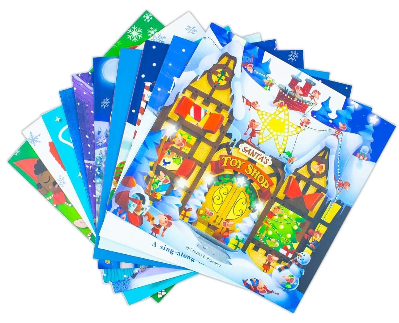 Santa's Big Pack of Christmas Stories 10 Book Collection Set by Joshua George & Others - Ages 3-5 - E-B00k