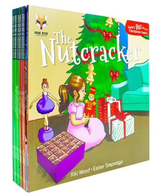 Santa's Big Box of Christmas Classics Collection by Kiki Wood 10 Books Set - Ages 5-9 - E-B00k