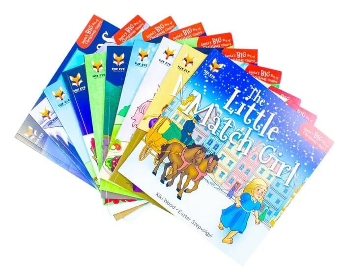 Santa's Big Box of Christmas Classics Collection by Kiki Wood 10 Books Set - Ages 5-9 - E-B00k