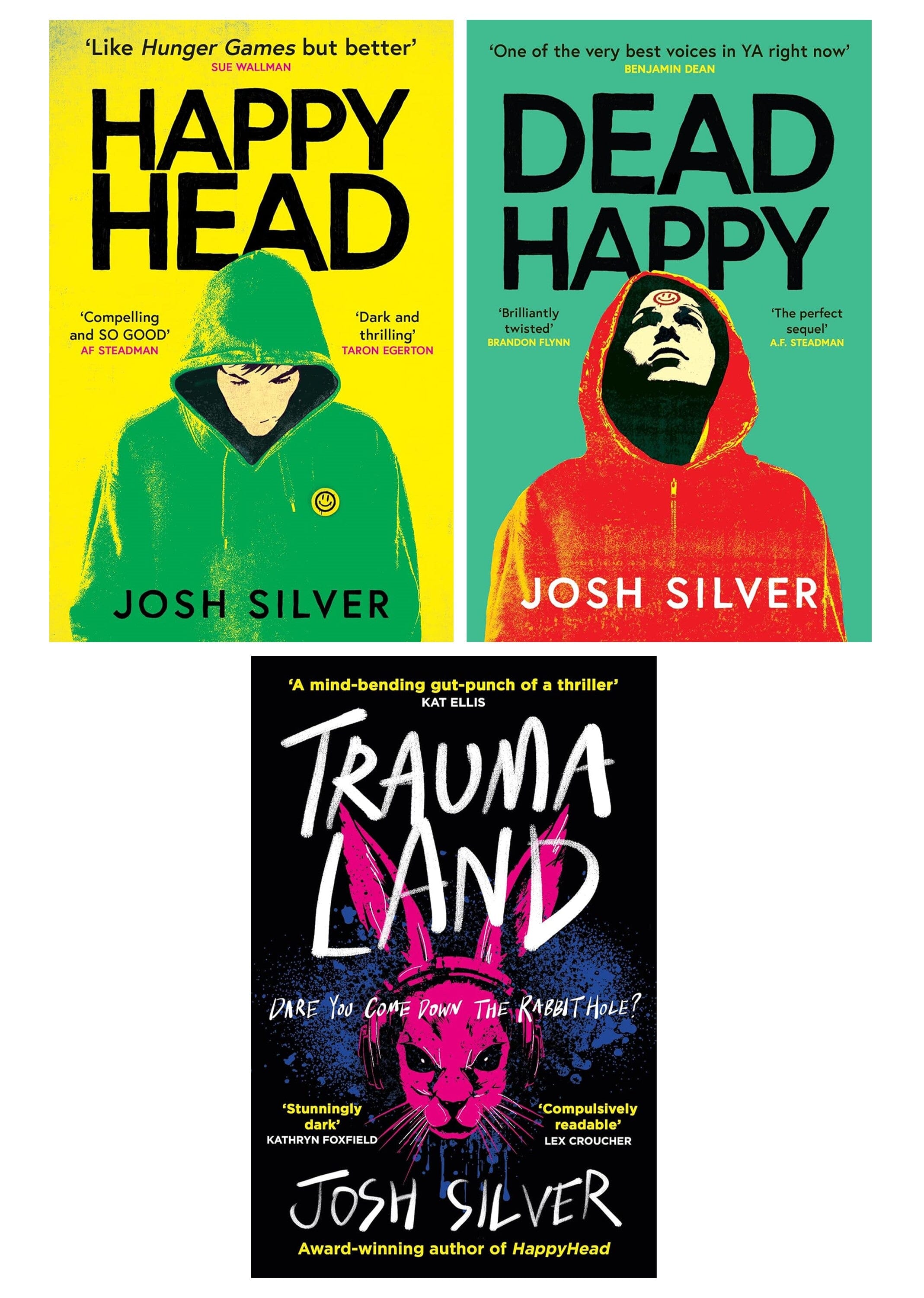 Happy Head Series By Josh Silver 3 Books Collection Set - Ages 14+ - E-B00k