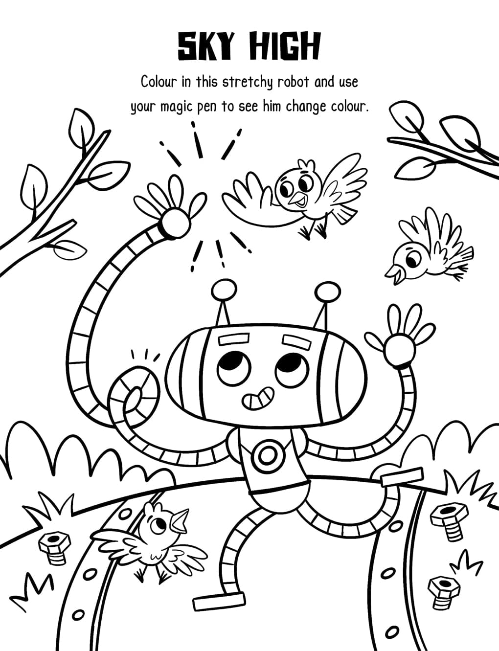Robots, Racers, Dinosaurs Colouring Book With Pen Set by Igloo - Ages 3-6 - E-B00k