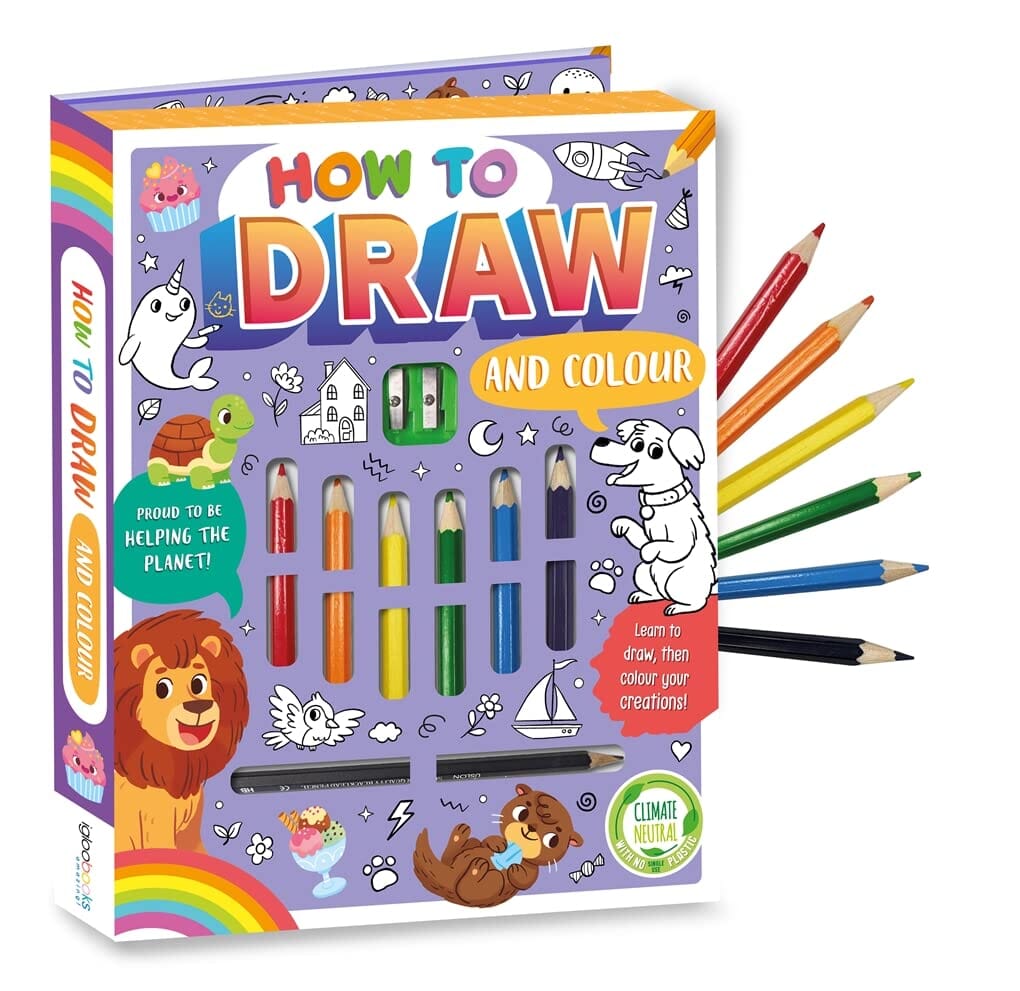 How to Draw And Colour Book With Colouring Pens (Learn to Draw, Then Colour Your Creations!) - Ages 3-6 - E-B00k
