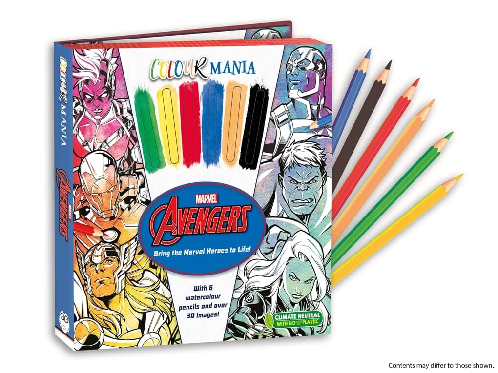 Marvel: Avengers: Bring the Marvel Heroes to Life!: With 6 Watercolour Pencils, Paintbrush and Over 30 Images! - Ages 7-11 - E-B00k