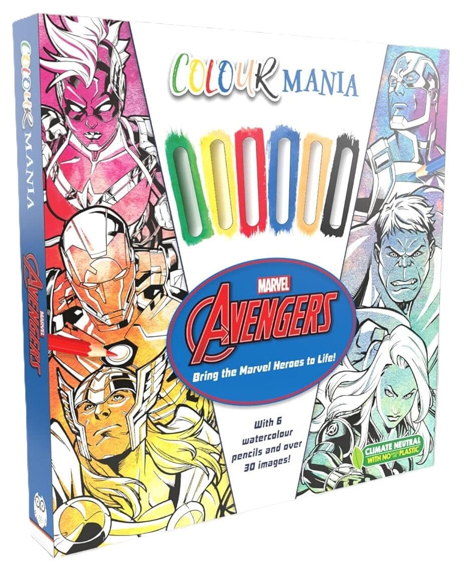 Marvel: Avengers: Bring the Marvel Heroes to Life!: With 6 Watercolour Pencils, Paintbrush and Over 30 Images! - Ages 7-11 - E-B00k