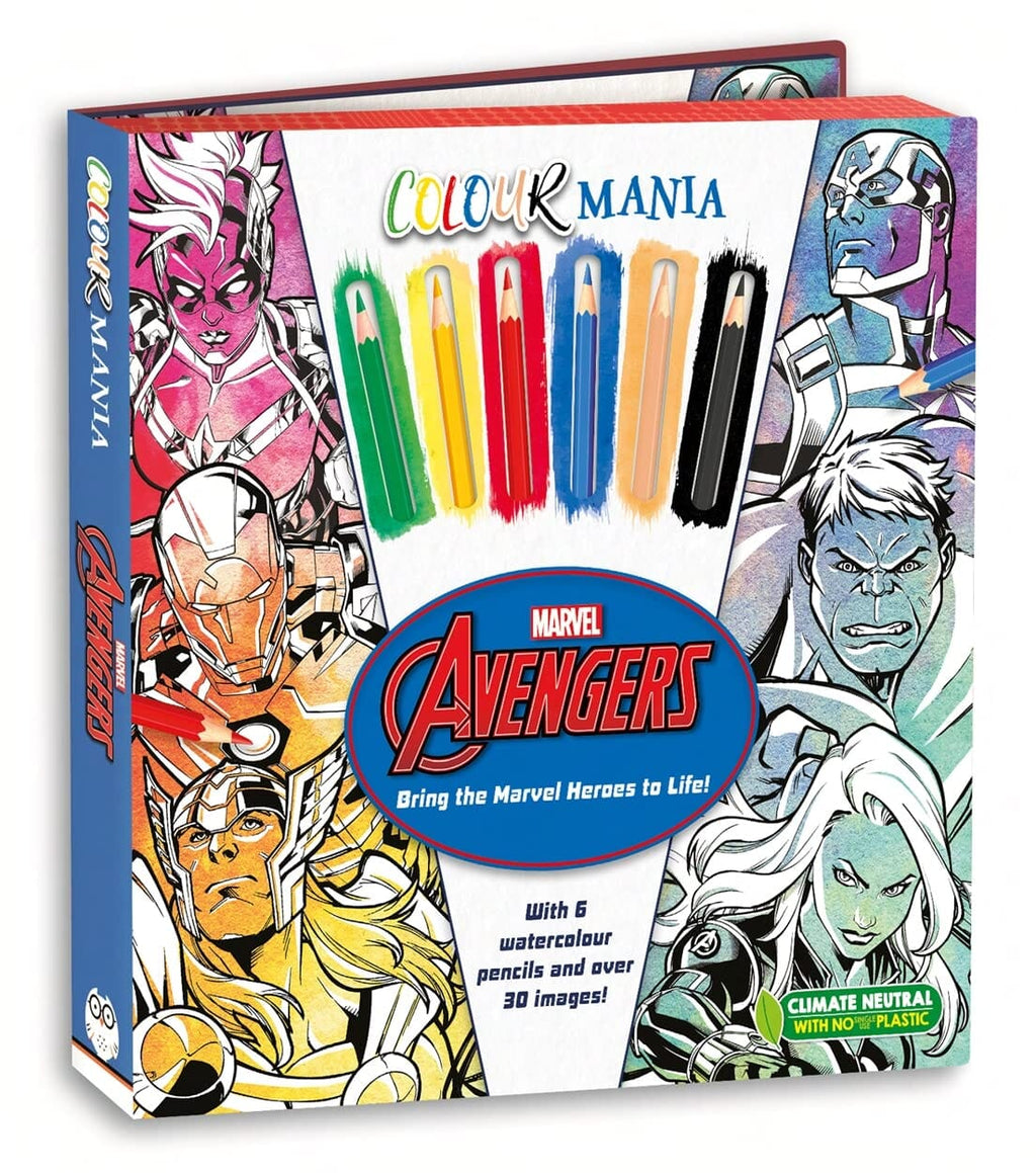 Marvel: Avengers: Bring the Marvel Heroes to Life!: With 6 Watercolour Pencils, Paintbrush and Over 30 Images! - Ages 7-11 - E-B00k