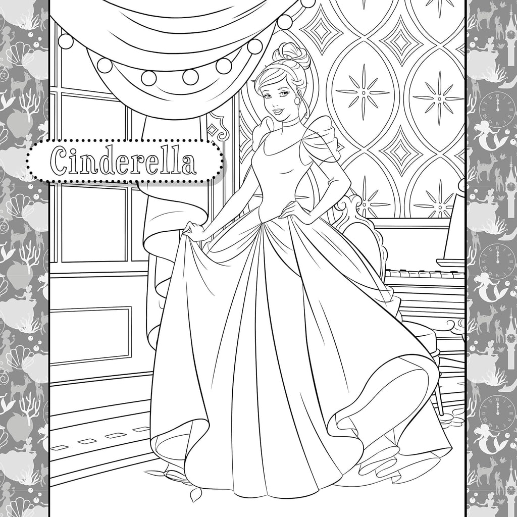 Disney Princess: Colourmania: A Colouring Set Packed full of magic with 7 felt-tip pens and over 30 images! - Ages 7-11 - E-B00k