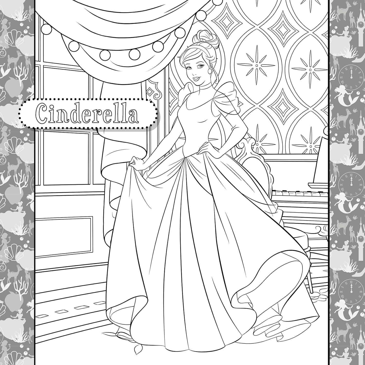 Disney Princess: Colourmania: A Colouring Set Packed full of magic with 7 felt-tip pens and over 30 images! - Ages 7-11 - E-B00k