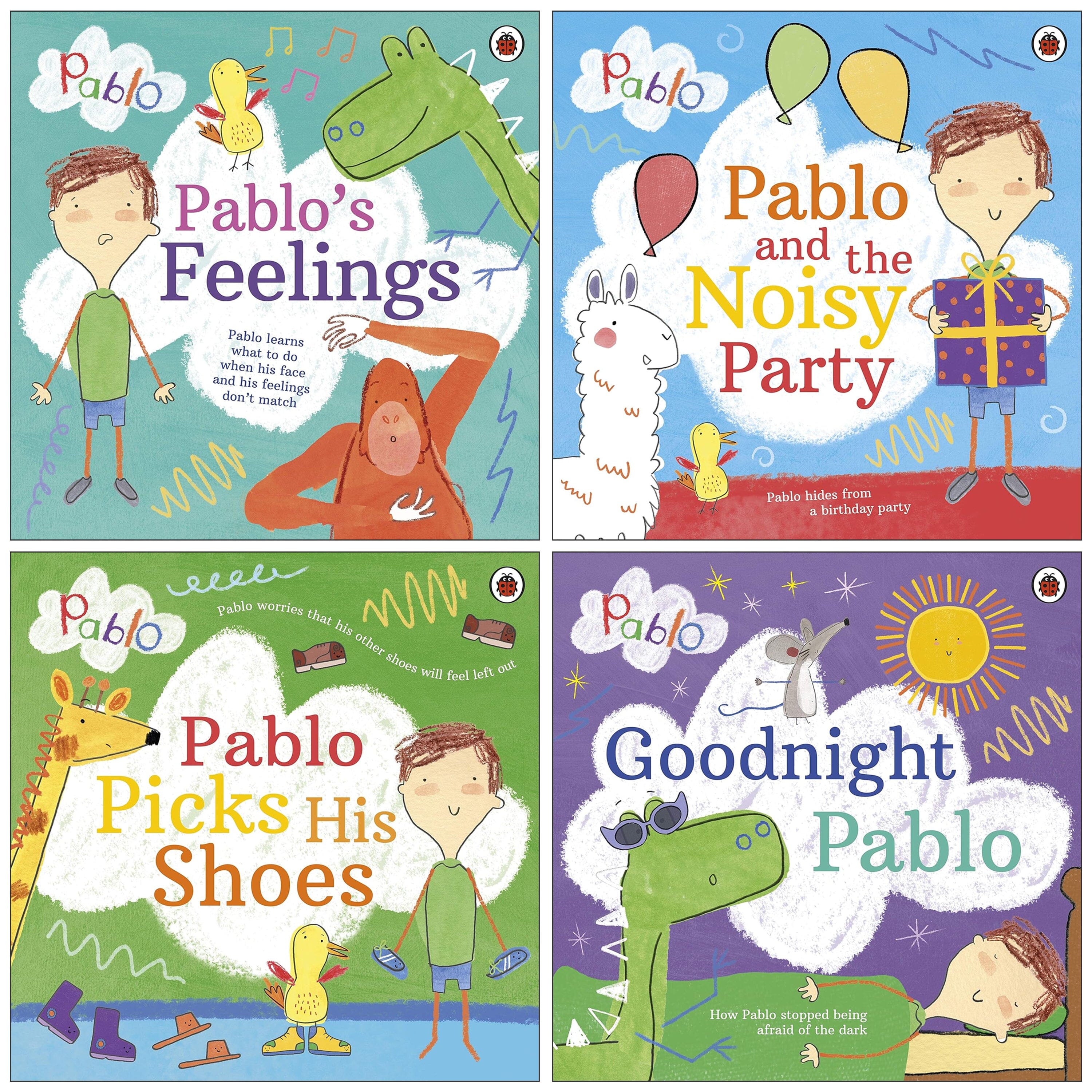 Pablo's Feelings Series 4 Picture Books Collection Set - Ages 2-7 - E-B00k