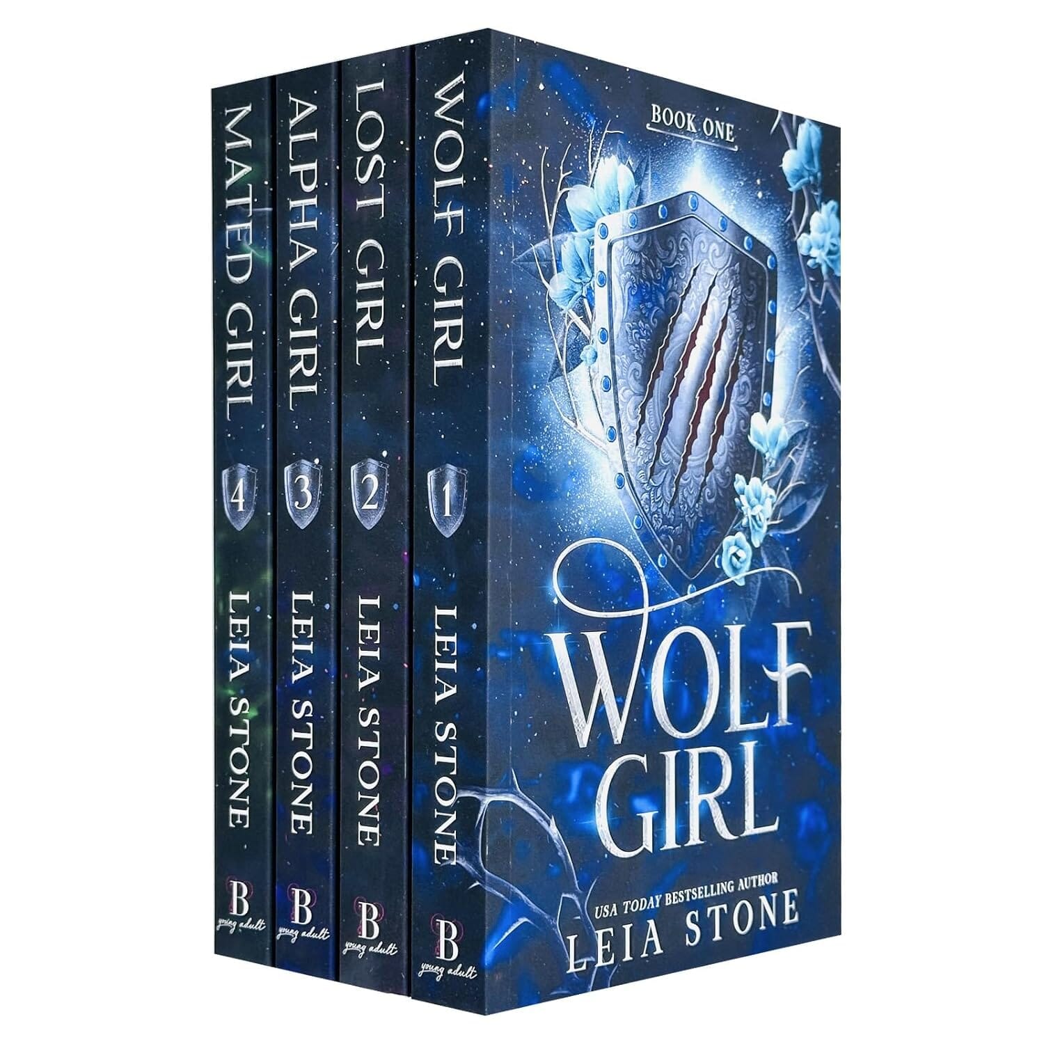 Wolf Girl Series by Leia Stone 4 Books Collection Set - Ages 14-18 - E-B00k